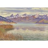 FINK, WALDEMAR THEOPHIL: "Novemberstimmung bei Dürrenstetten am Thunersee".