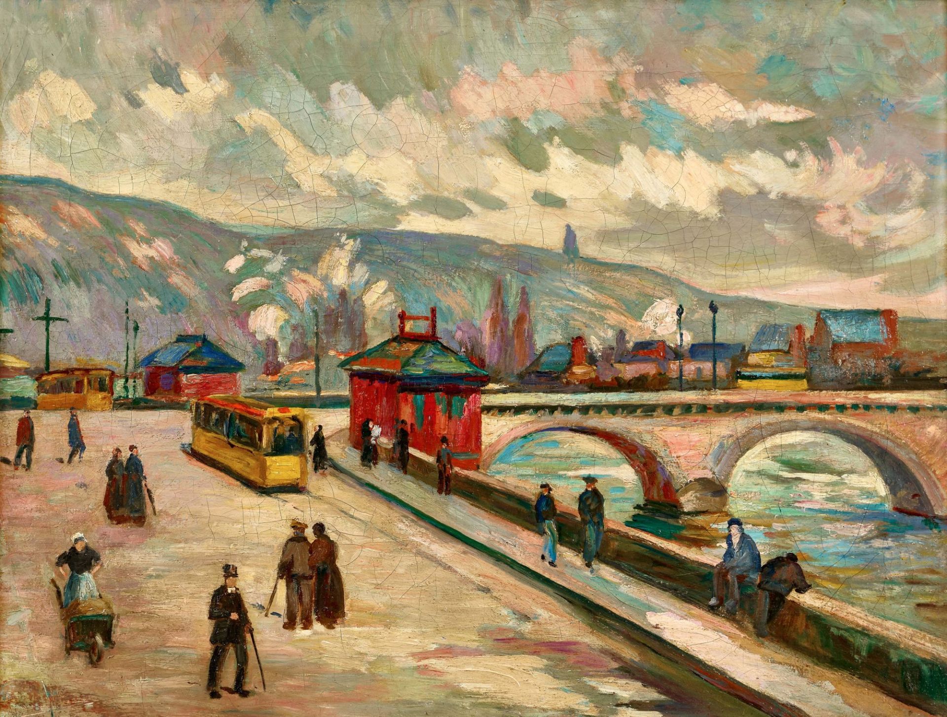 GUILLAUMIN, ARMAND (AUCH JEAN-BAPTISTE ARMAND): "Le Pont de Corneille à Rouen".