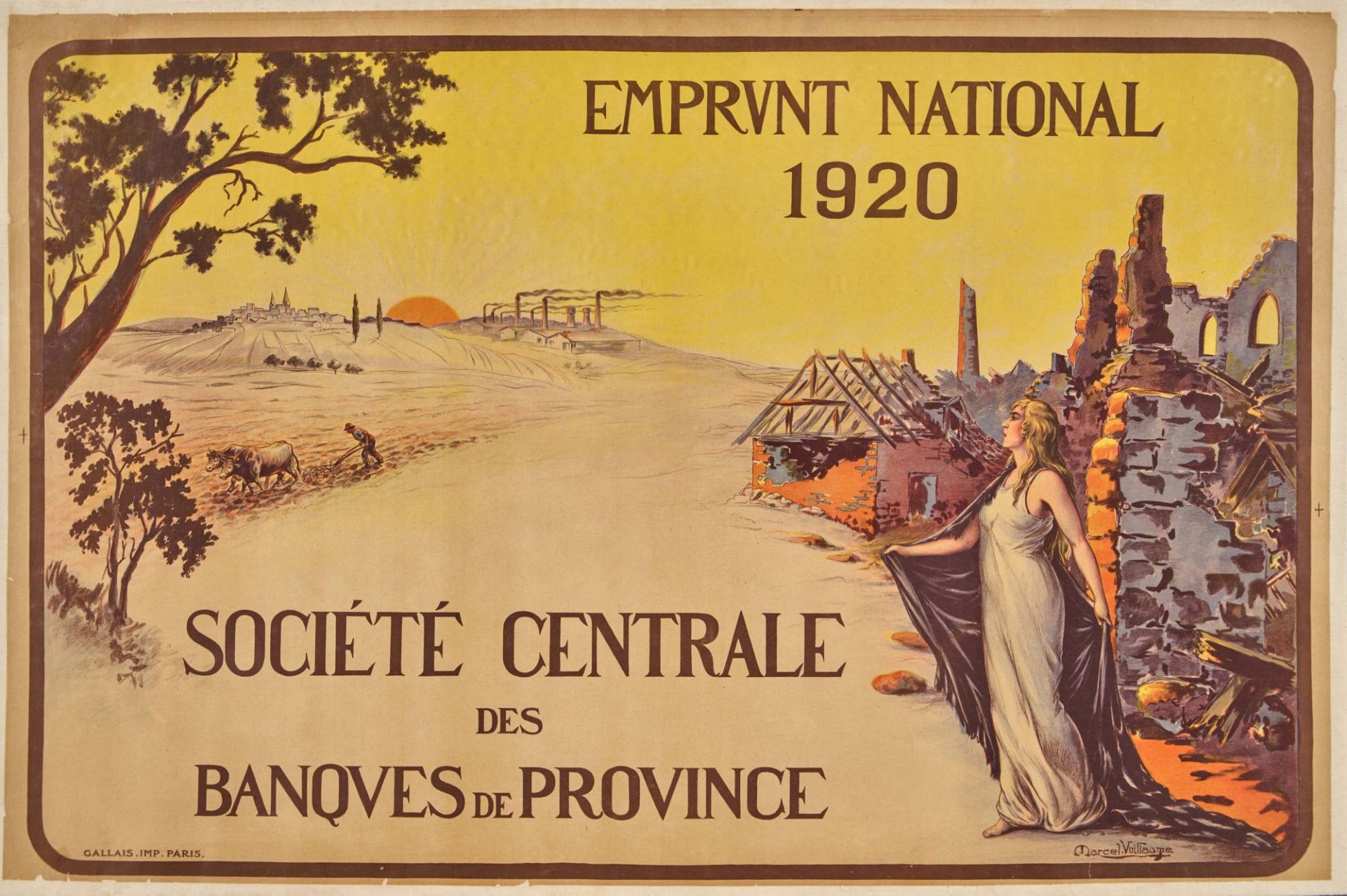 VUILLAUME, MARCEL: "Emprunt National 1920".