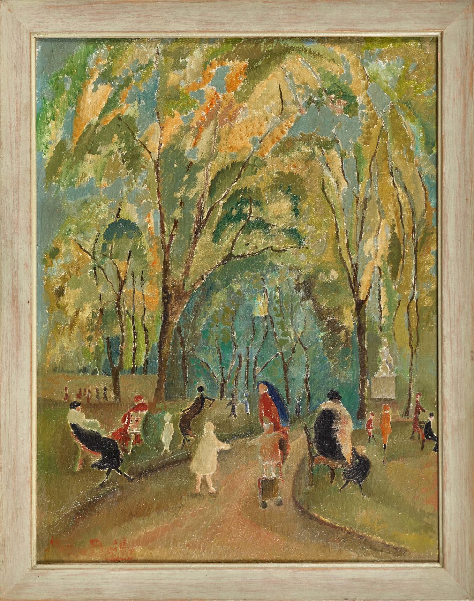 BAILLY, ALICE: "Promenades à travers Paris. L'allée sous l'automne". - Image 2 of 2