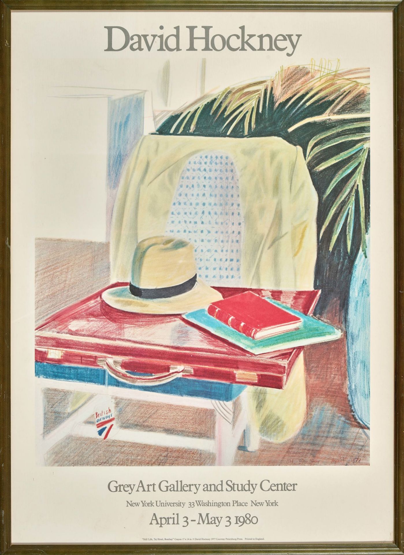 HOCKNEY, DAVID: "Grey Art Gallery and Study Center New York". - Image 2 of 2