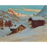 GIANOLI, LOUIS CAMILLE: "Val Ferpècle en Hiver".