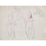 HODLER, FERDINAND: Weibliche Figurenstudie.