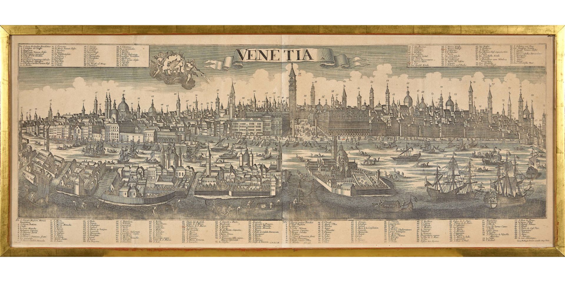 PROBST, GEORG BALTHASAR: "Venetia". - Image 2 of 2