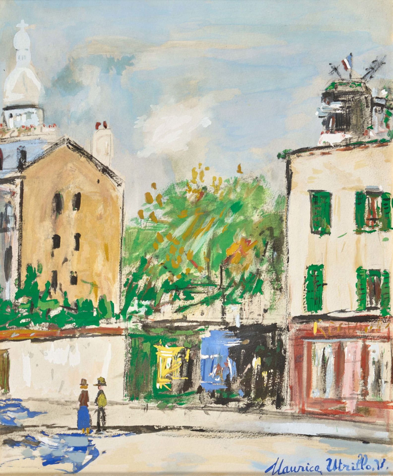 UTRILLO, MAURICE: "Le village inspiré".