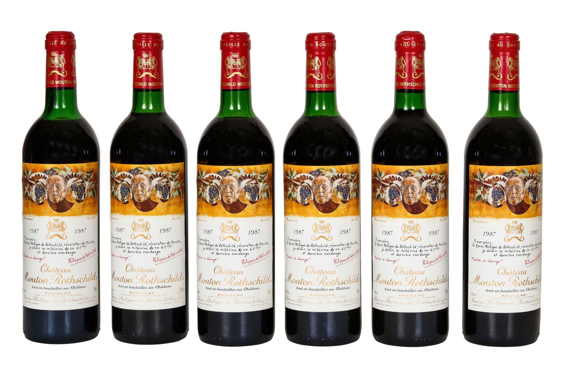 CHÂTEAU MOUTON ROTHSCHILD: Pauillac, Premier Grand Cru Classé, 1987. - Image 3 of 3