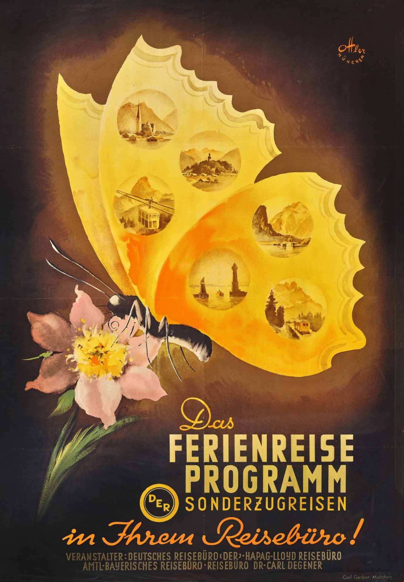 OTTLER, OTTO: "Das Ferienreise-Programm".