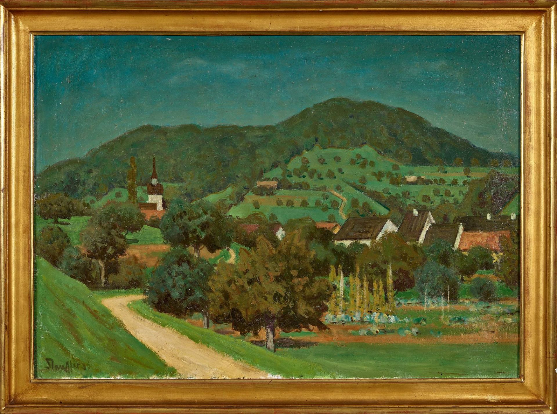 STAUFFER, FRED: Sommerliche Emmentaler Landschaft. - Image 2 of 2