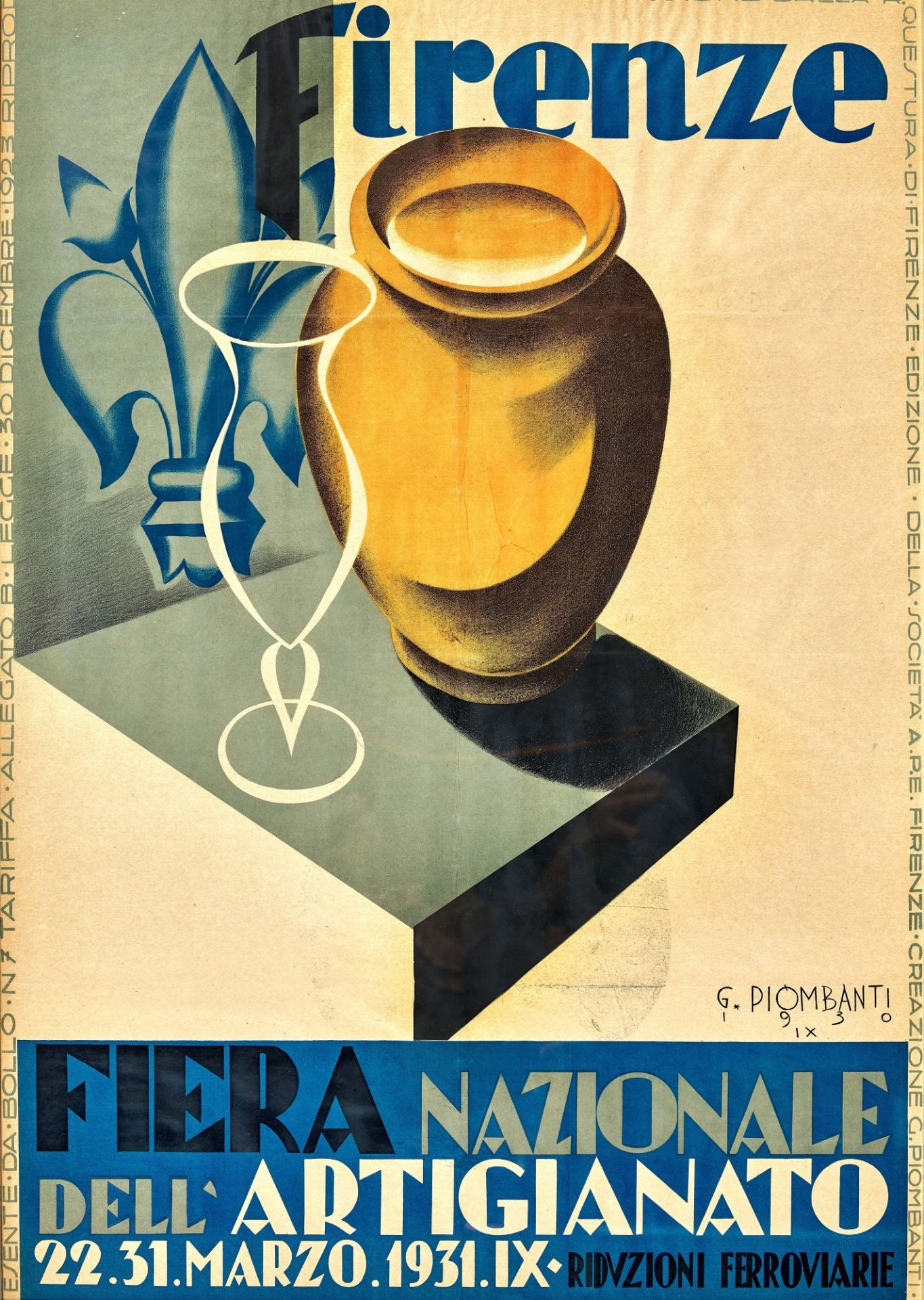 PIOMBANTI AMMANNATI, GIUSEPPE: "Firenze - Fiera Nazionale dell'Artigianato 1931".