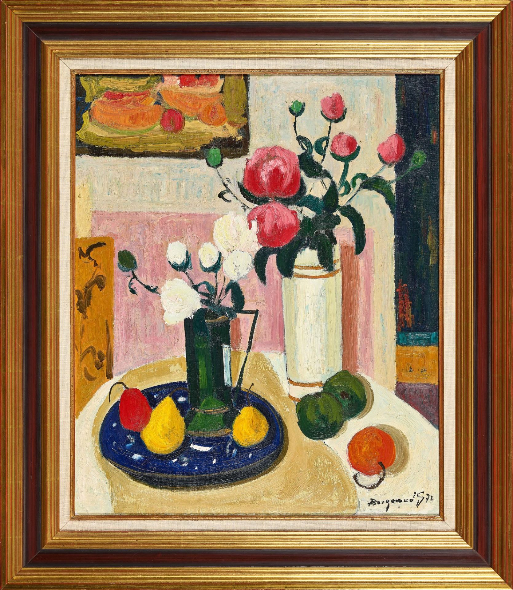 BORGEAUD, GEORGES: "Les deux vases de pivoine". - Bild 2 aus 2