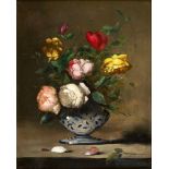 RIBOT, GERMAIN THÉODORE: Bouquet de fleurs.