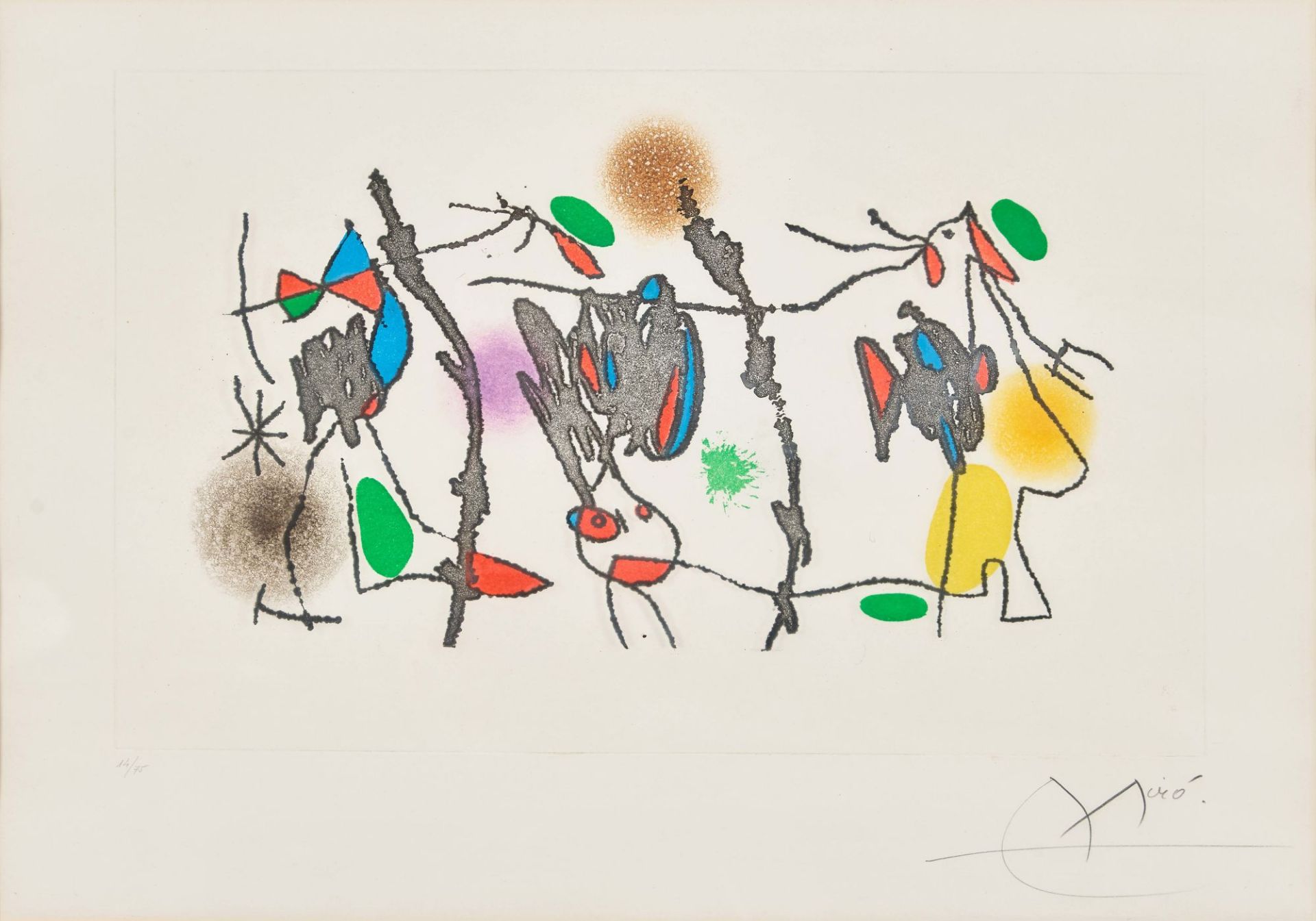 MIRÓ, JOAN: "Ocellaire".