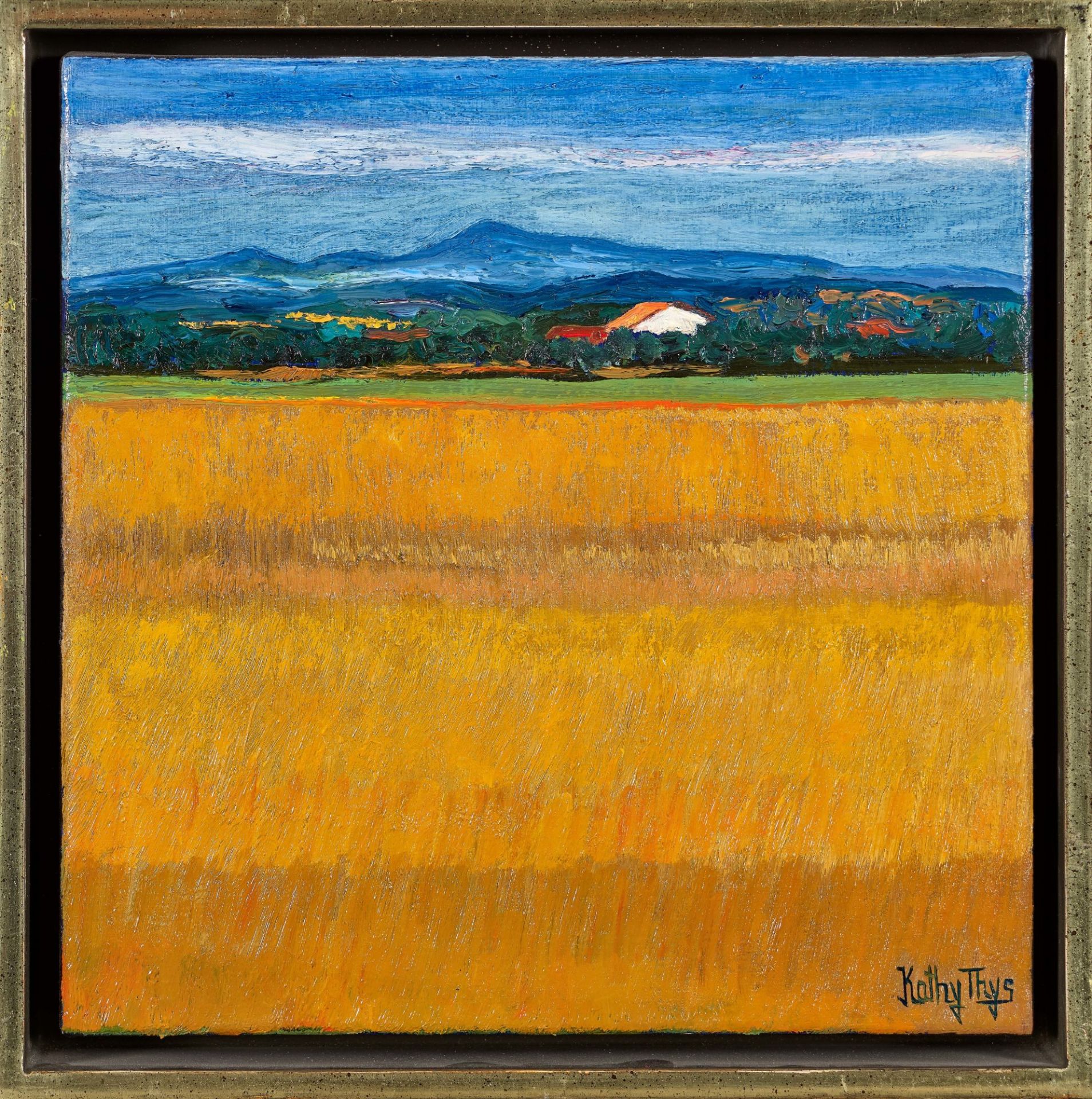 THYS, KATHY (EIGTL. THYS-BILL, SUSI): Feld in der Provence. - Image 2 of 2