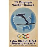 GORDON, WITOLD: "III Olympic Winter Games - Lake placid, USA 1932".