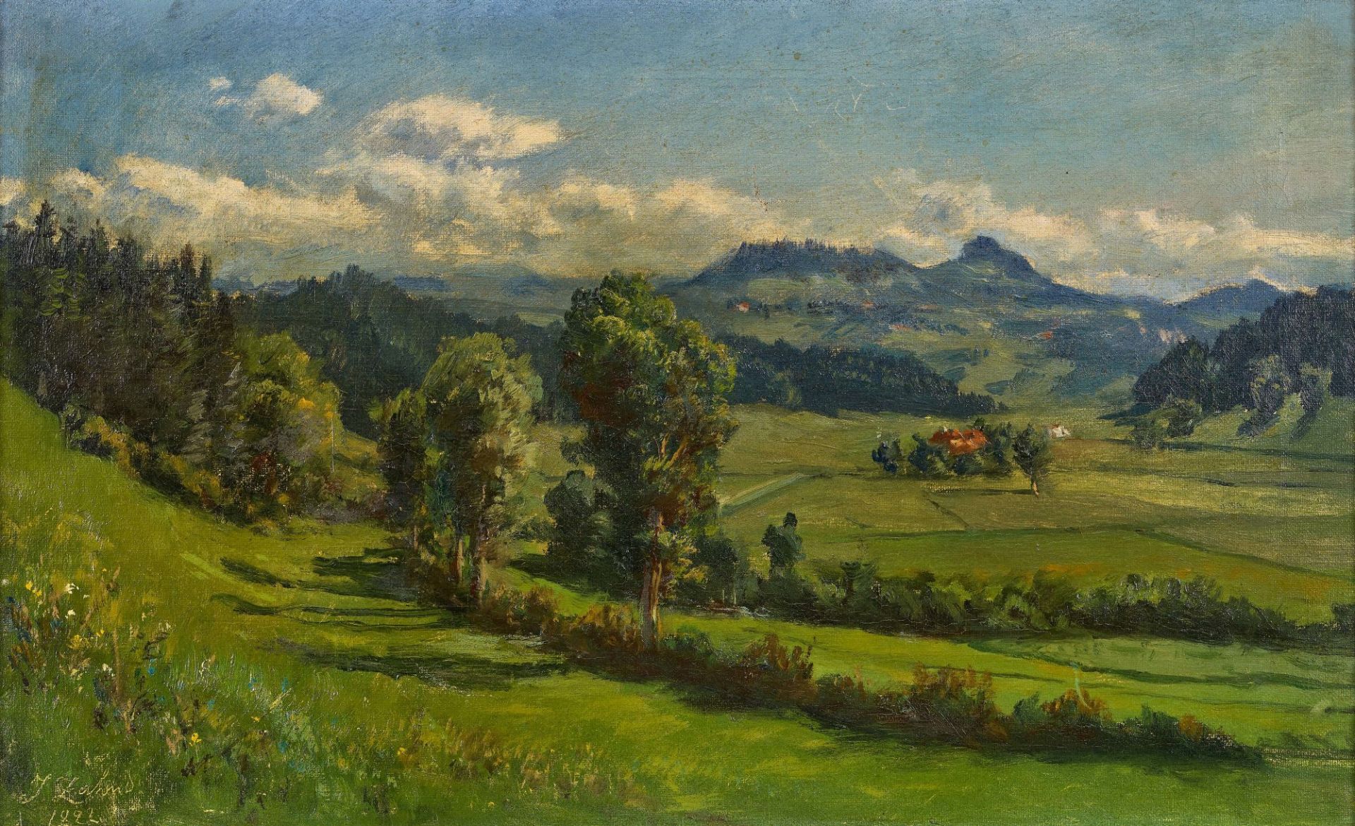 ZAHND, JOHANN: "Schwendelberg, Guggershorn von Helkenstrasse aus".