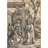 DÜRER, ALBRECHT: "Christus nimmt Abschied von seiner Mutter".