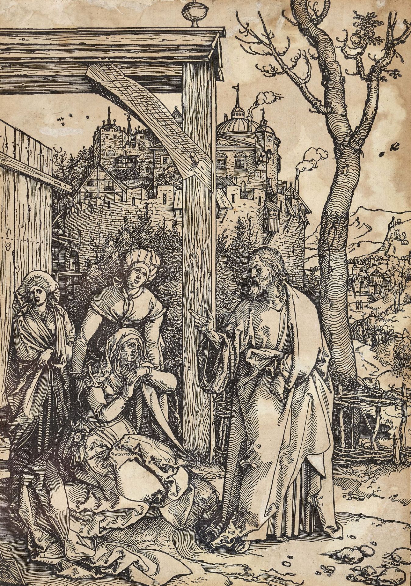 DÜRER, ALBRECHT: "Christus nimmt Abschied von seiner Mutter".