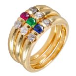 EDELSTEIN-BRILLANT-RINGE