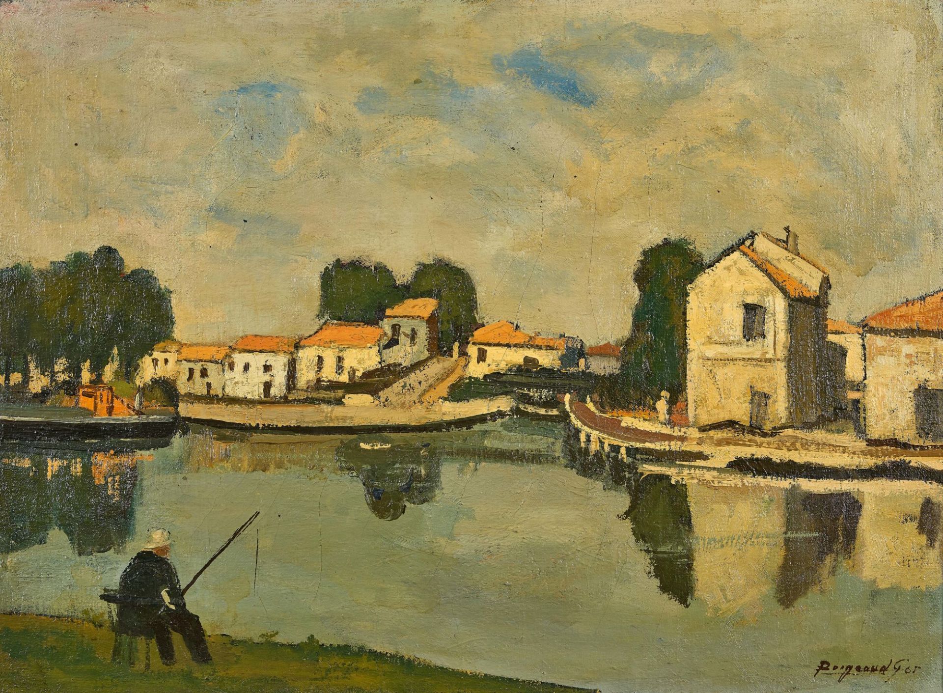 BORGEAUD, GEORGES: "Le pêcheur à l'Aigues-Mortes".