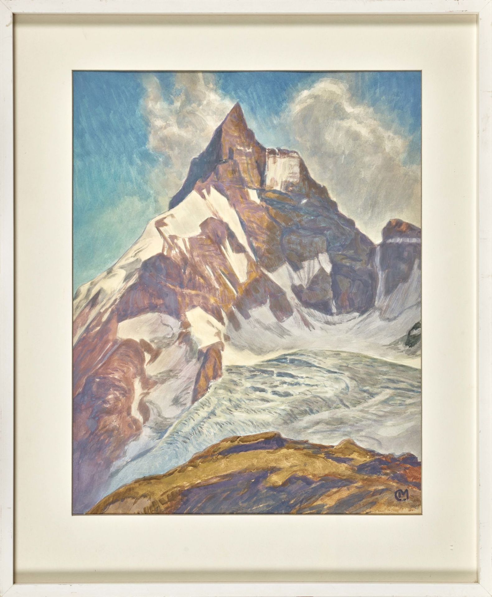 MOOS, CARL FRANZ: "Zinal-Rothorn". - Bild 2 aus 2