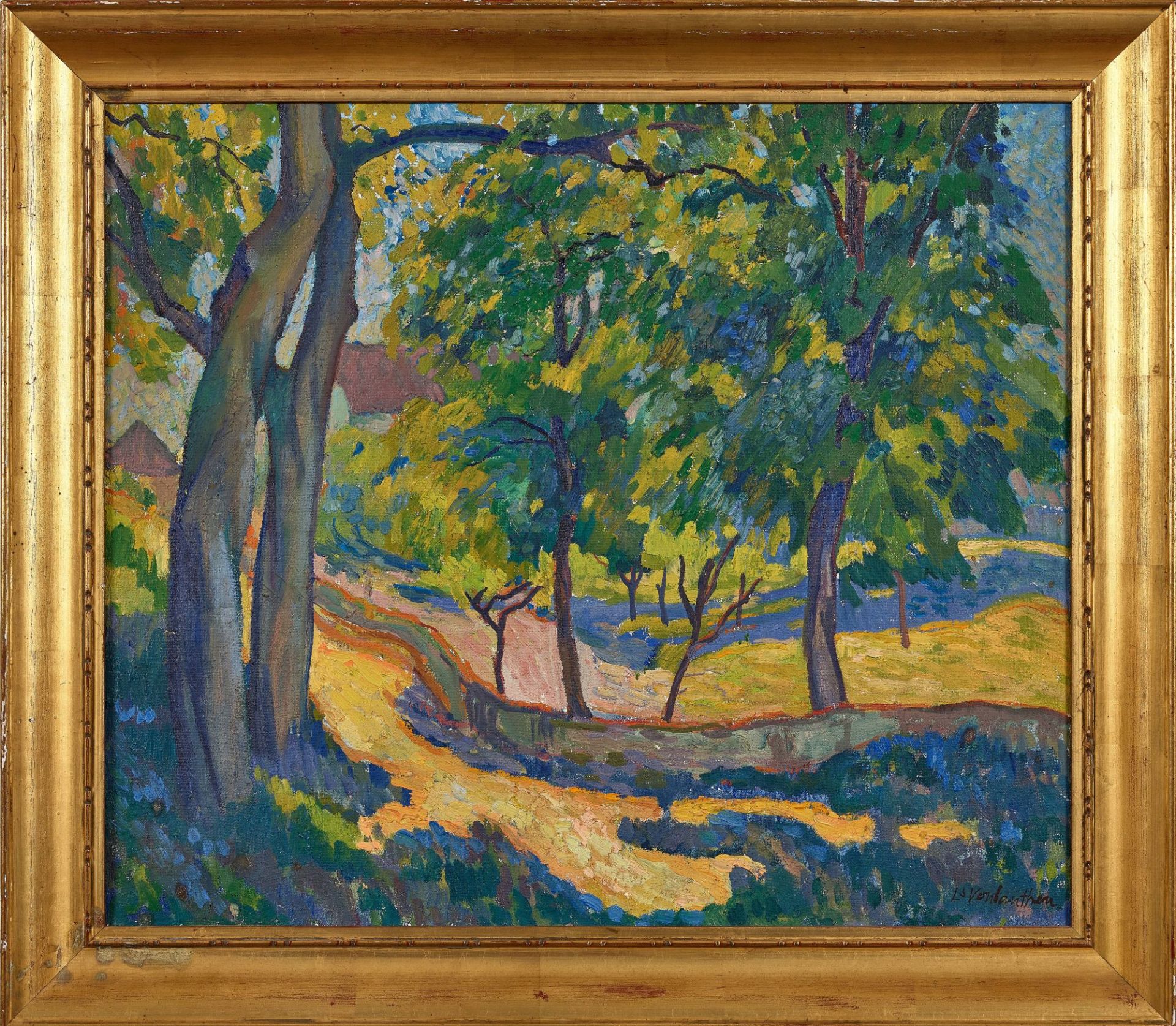 VONLANTHEN, LOUIS JOSEPH: Herbstlandschaft. - Bild 2 aus 2