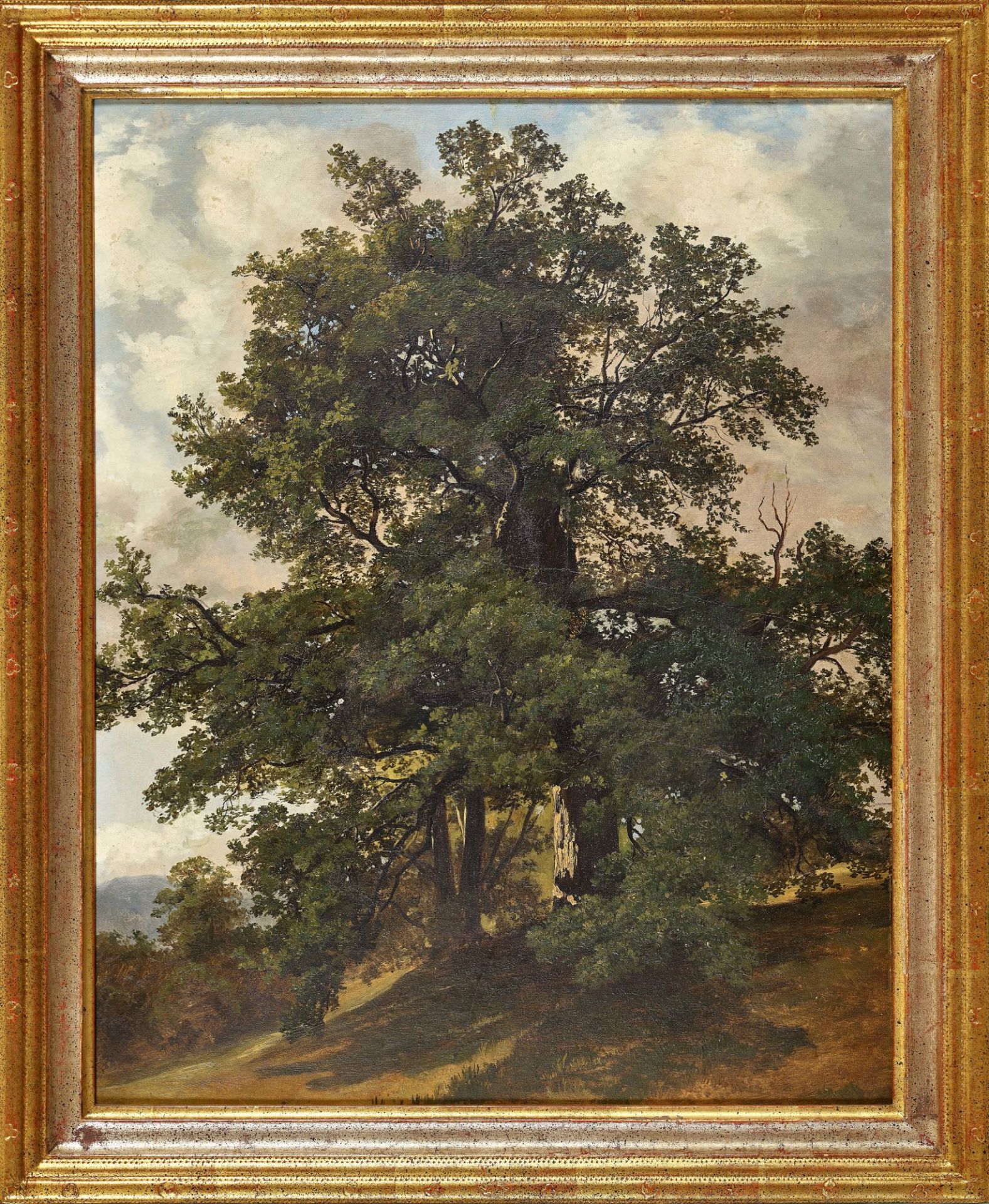 SCHWEIZ, 19. JH.: Landschaft mit Bäumen. - Bild 2 aus 2