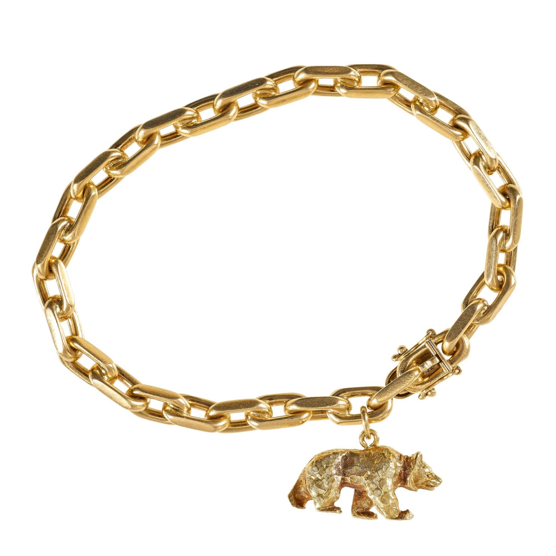 GOLD-BRACELET MIT ANHÄNGER