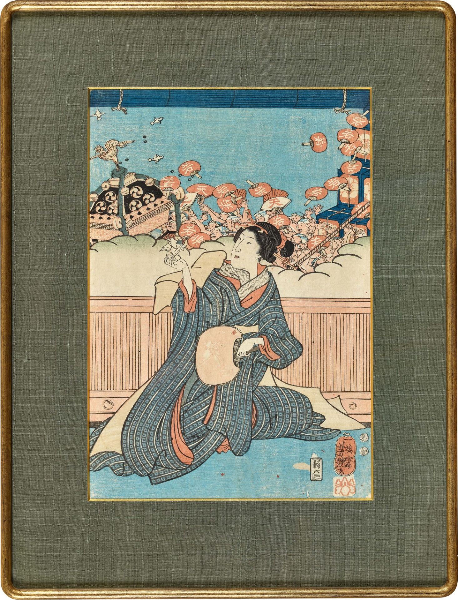 UTAGAWA, YOSHITSUYA: Das Tenno Fest. - Image 2 of 2