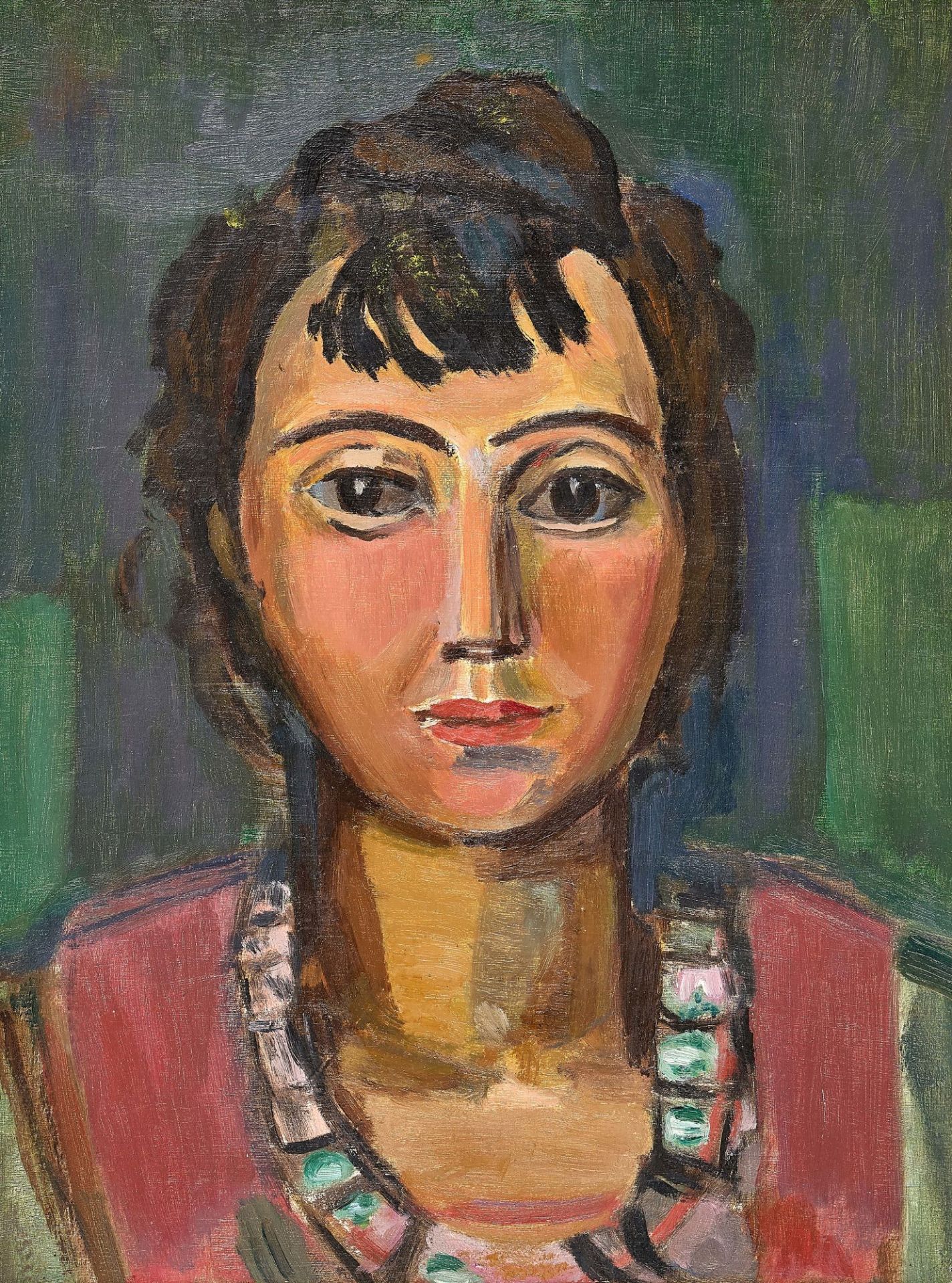 BARRAUD, MAURICE: Portrait d'une femme.