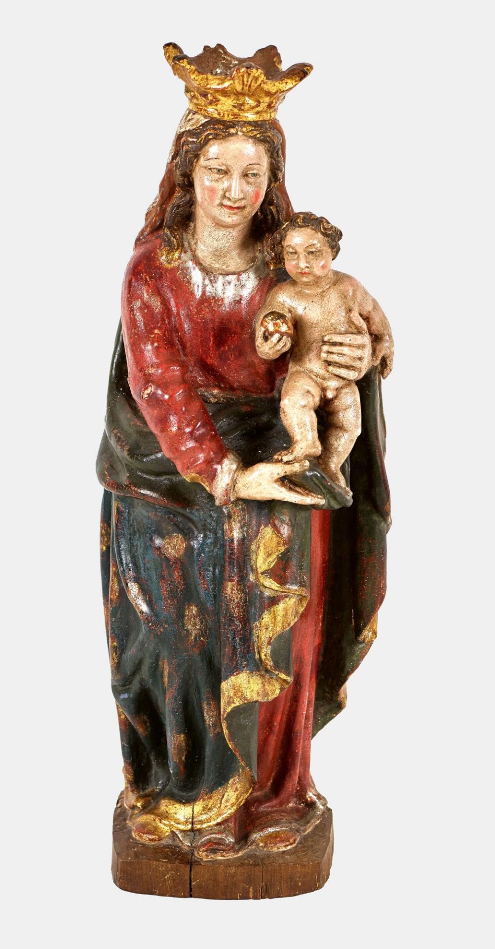 SPANIEN, UM 1700: Madonna mit Kind.