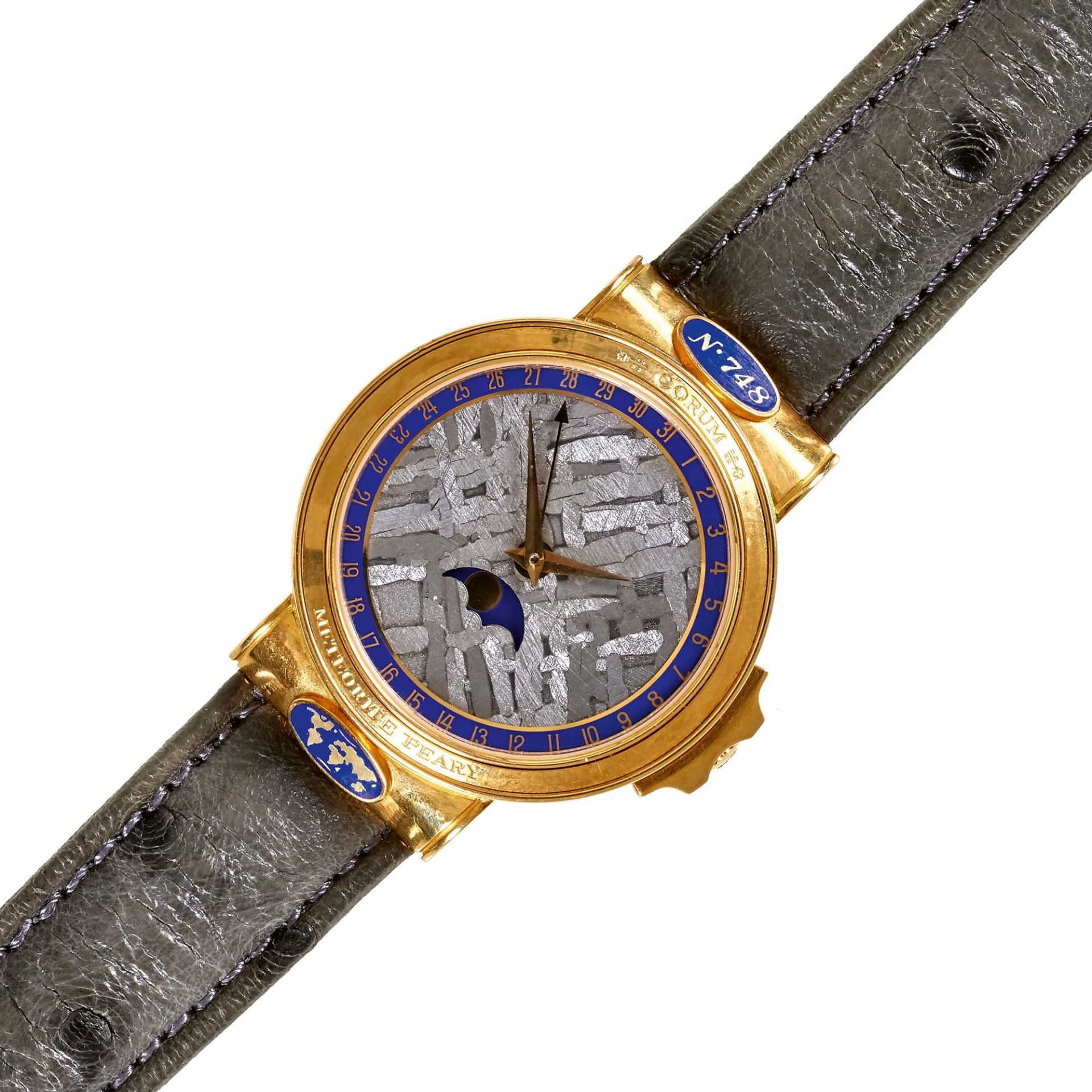 CORUM: Herrenarmbanduhr "Meteorite Peary".