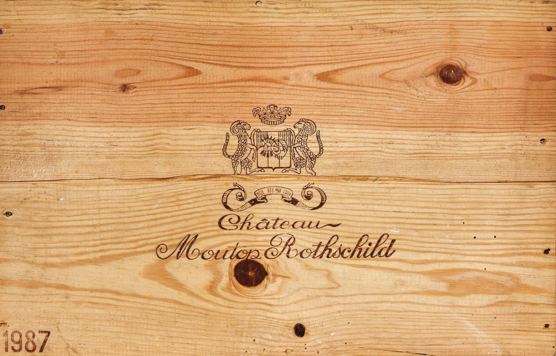 CHÂTEAU MOUTON ROTHSCHILD: Pauillac, Premier Grand Cru Classé, 1987. - Image 2 of 3