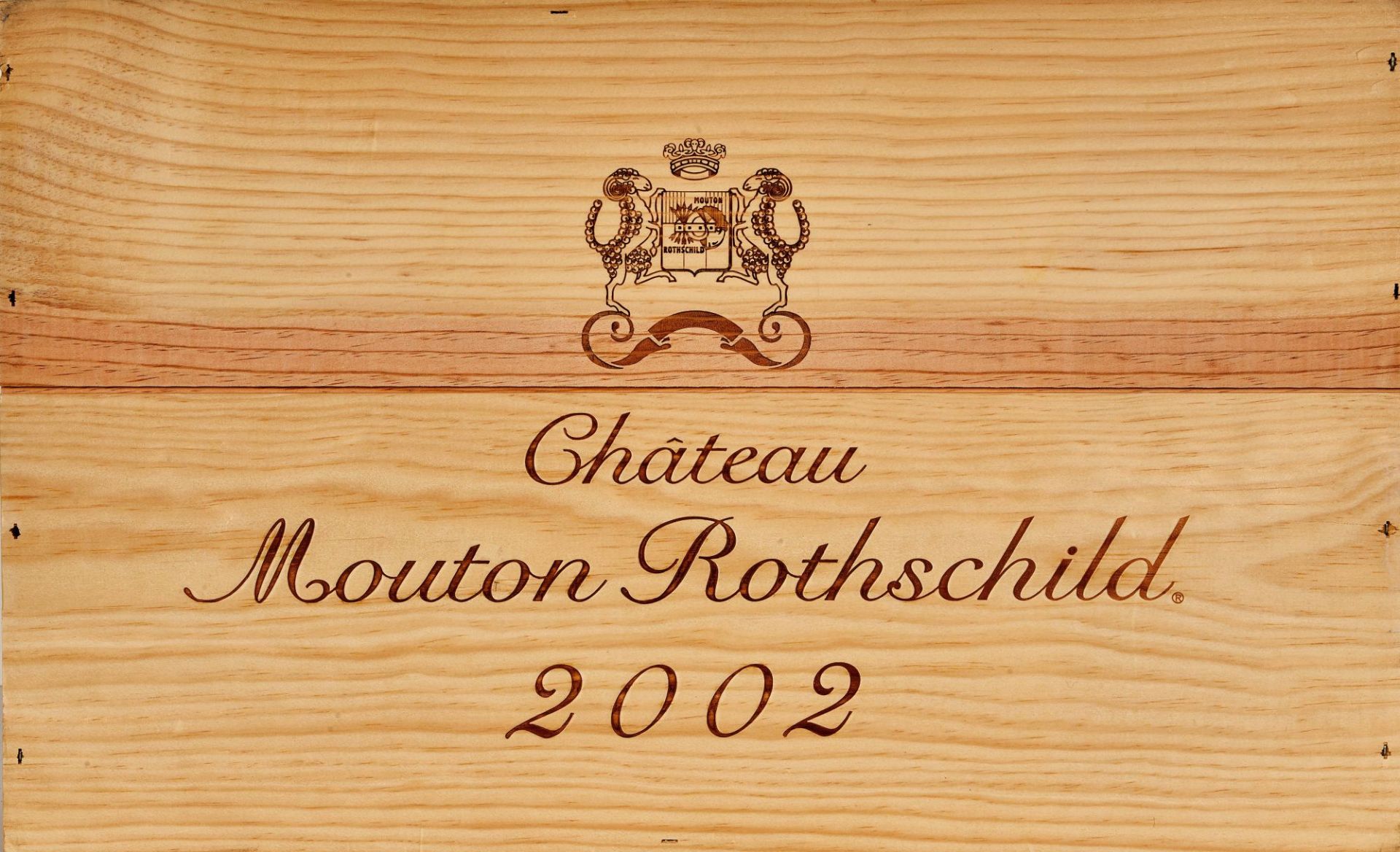 CHÂTEAU MOUTON ROTHSCHILD: Pauillac, Premier Grand Cru Classé, 2002.