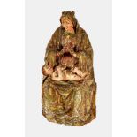 ALPENLÄNDISCH, UM 1500: Madonna mit Kind.