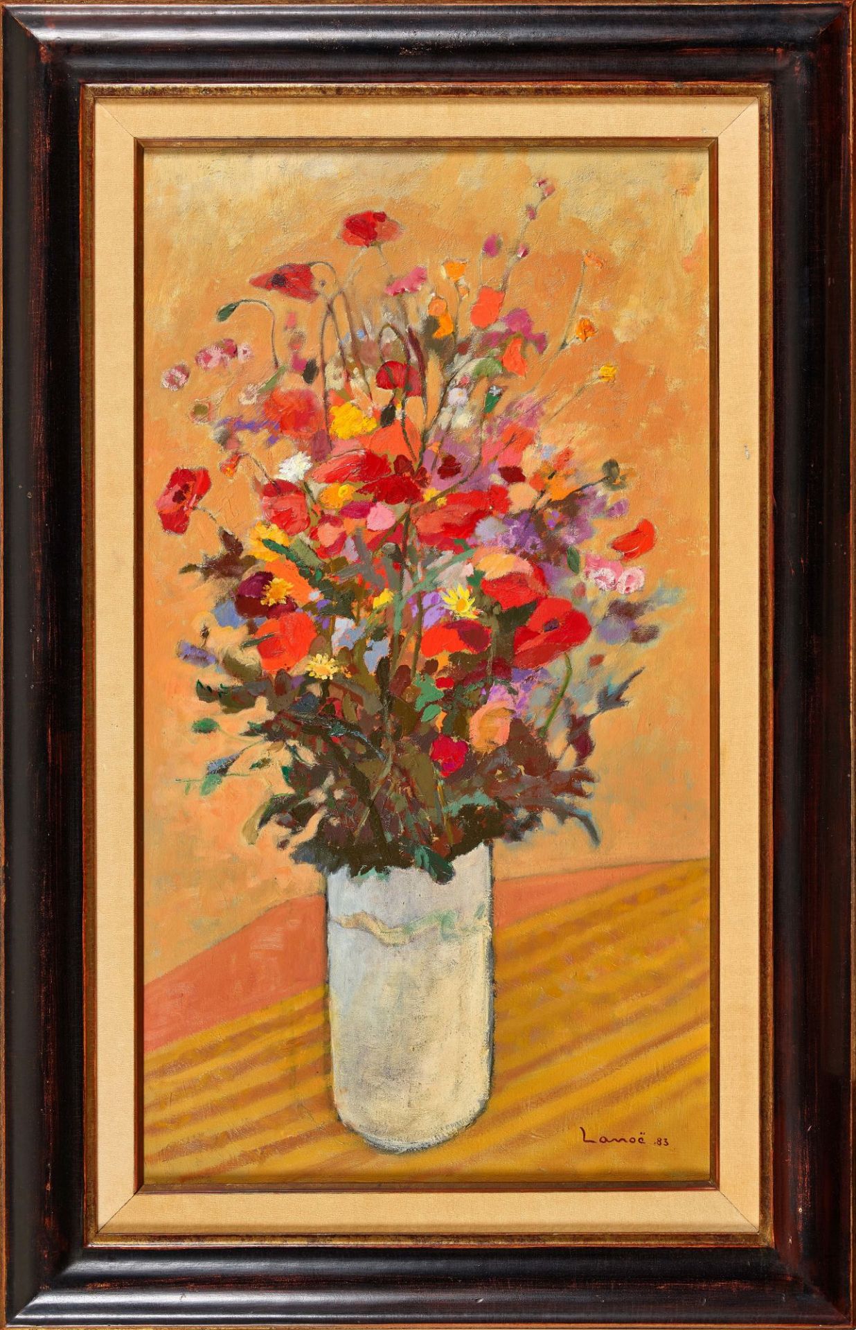 LANOË, ALPHONSE: Bouquet de fleurs. - Image 2 of 2