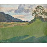 GEIGER, ERNST SAMUEL: Feldlandschaft.