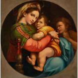 POMPIGNOLI, LUIGI: Madonna della Seggiola (Kopie nach Raffaelo Sanzio).