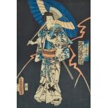 UTAGAWA, KUNISADA (TOYOKUNI III): Iwai Kumesaburô.