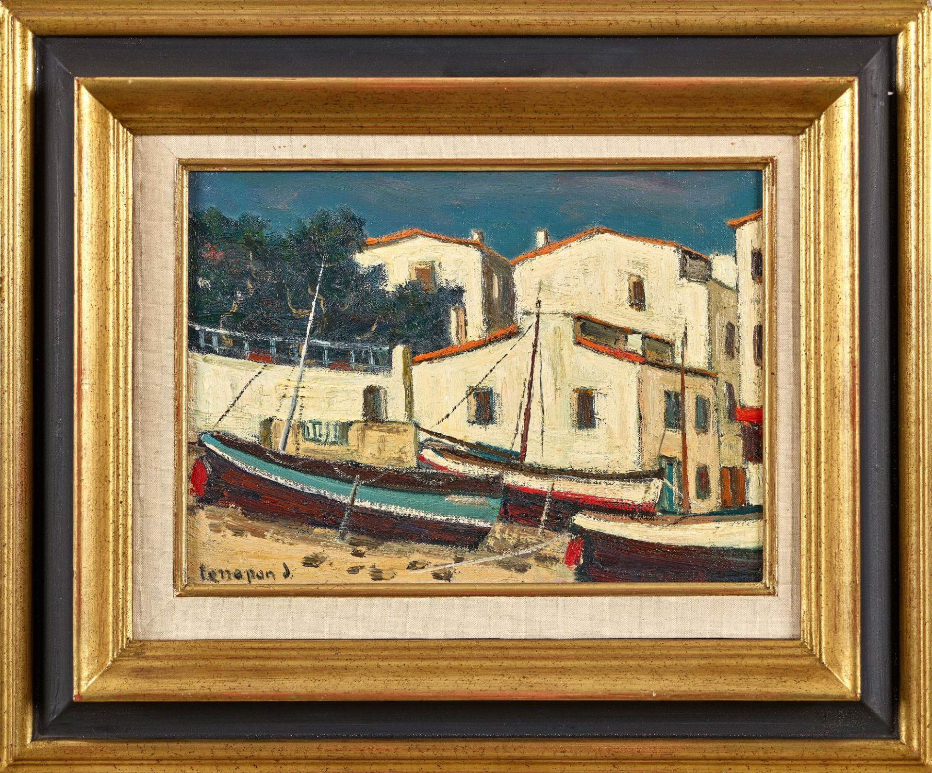 TERRAPON, MICHEL: "Les barques de Cadaqués". - Bild 2 aus 2