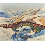 HEINMANN, J.: "Pont sous la Neige".