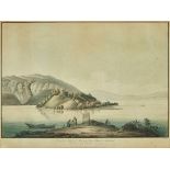 KING, J.: "1st View of the Island of St. Peter, on the Lake of Bienne in Swisserland: The  ...