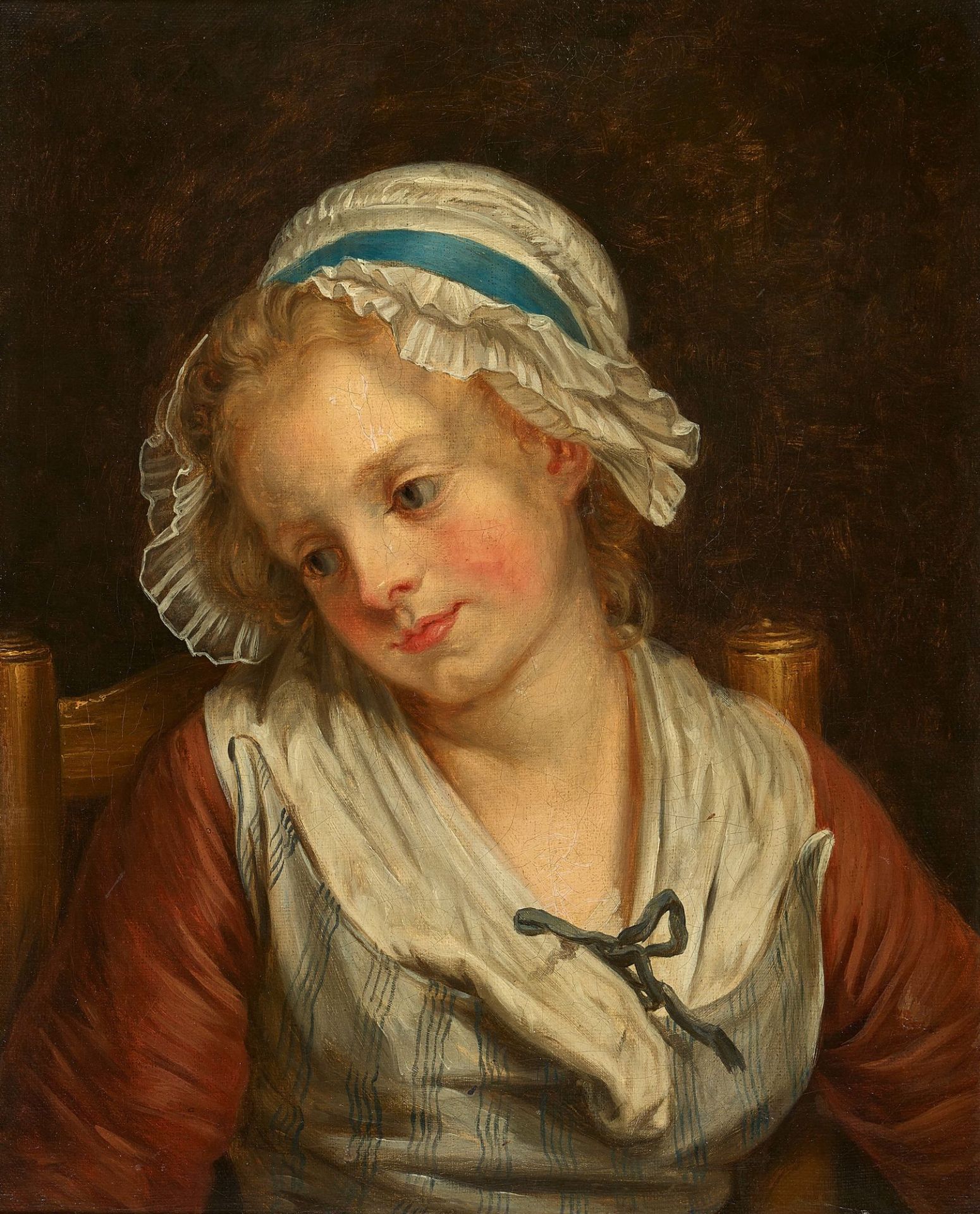 GREUZE, JEAN BAPTISTE, Kopie - Copy: Jeune fille.