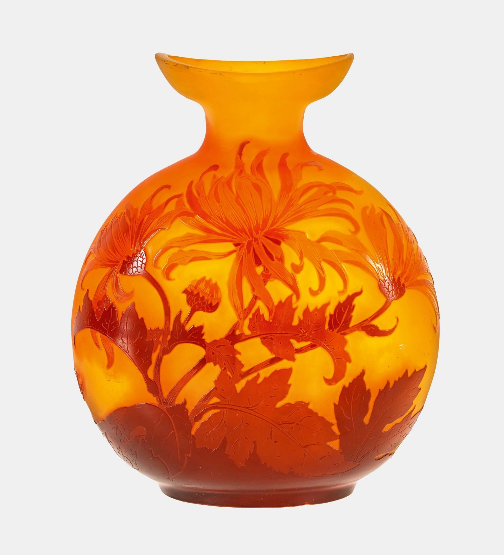 GALLÉ, ÉMILE, Werkstatt - Workshop: Vase, Nancy, um 1920.