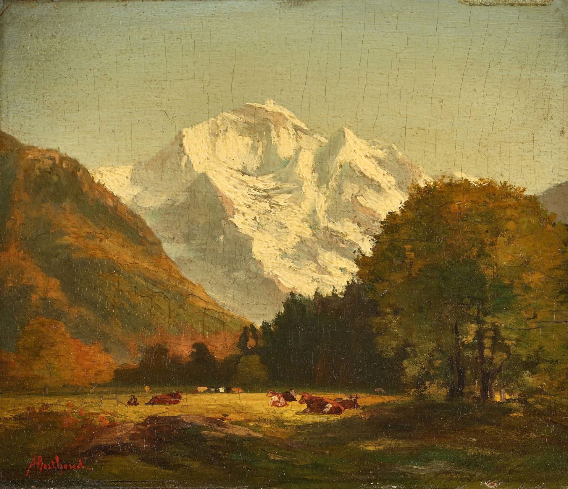 BERTHOUD, AUGUSTE HENRI: "La Jungfrau".
