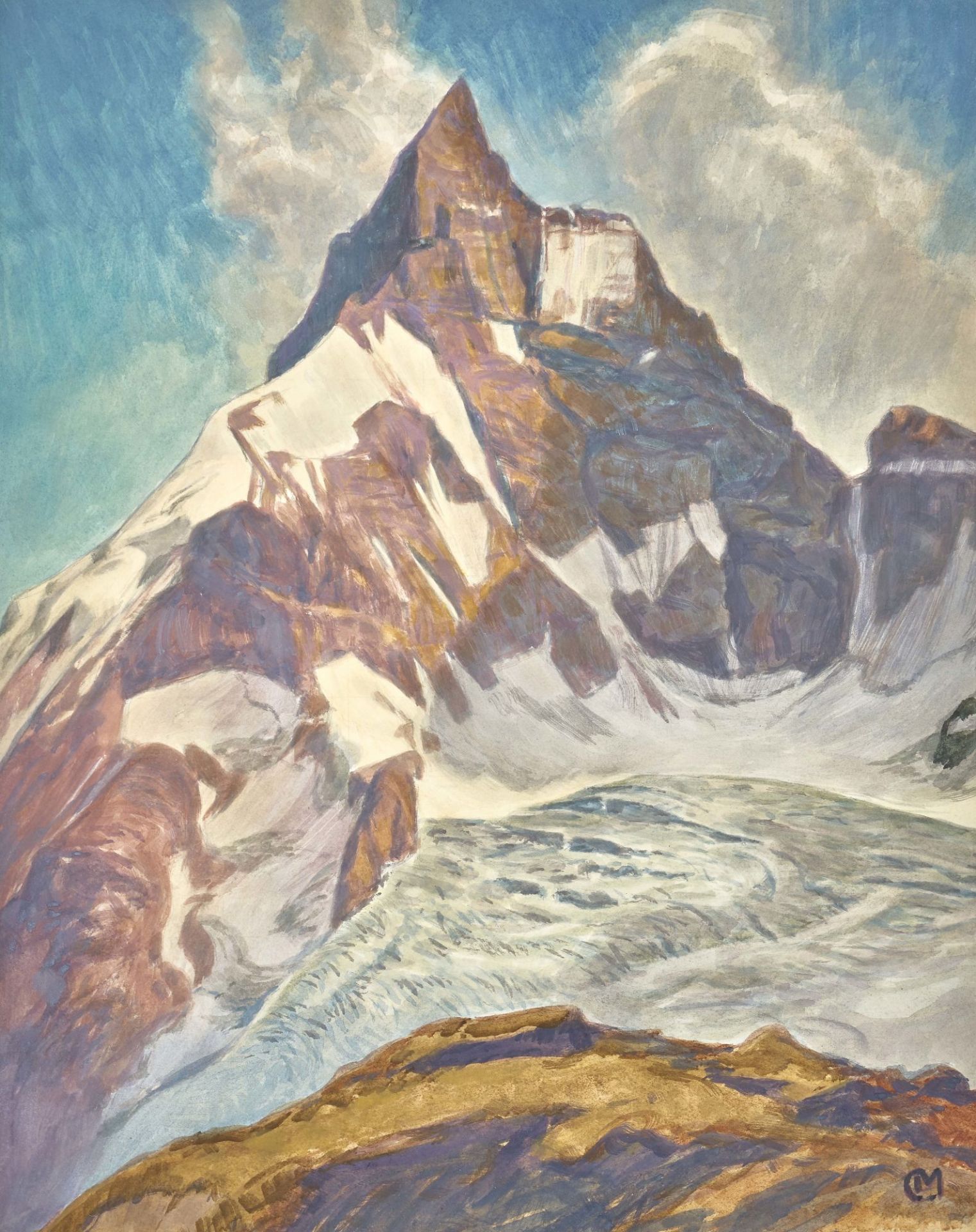 MOOS, CARL FRANZ: "Zinal-Rothorn".