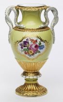 Schlangenhenkelvase, Meissen Pfeifferzeit (1924-´34).