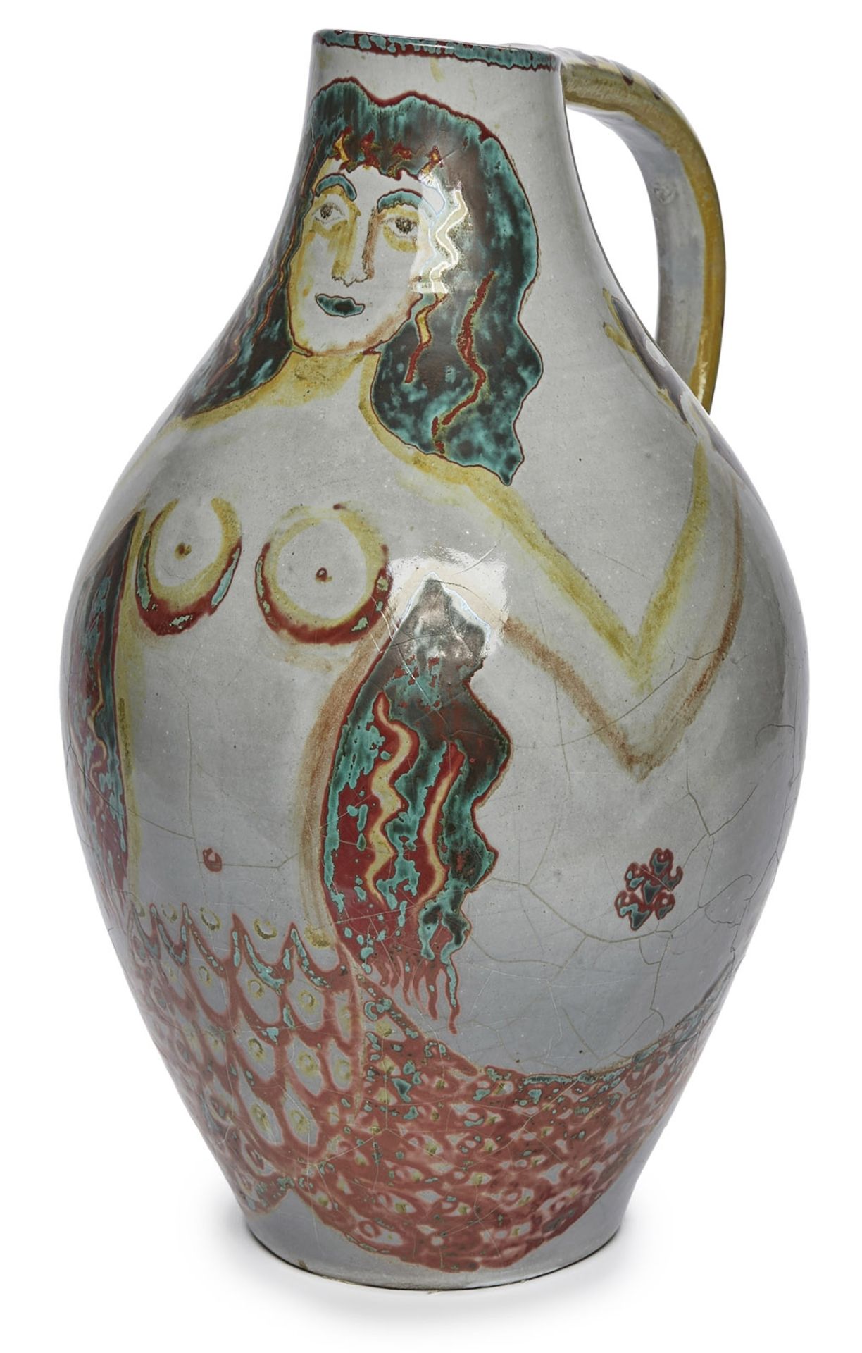 Keramikkunst Günther Stüdemann: Gr. Kanne "Sirene", um 1975. - Bild 3 aus 6