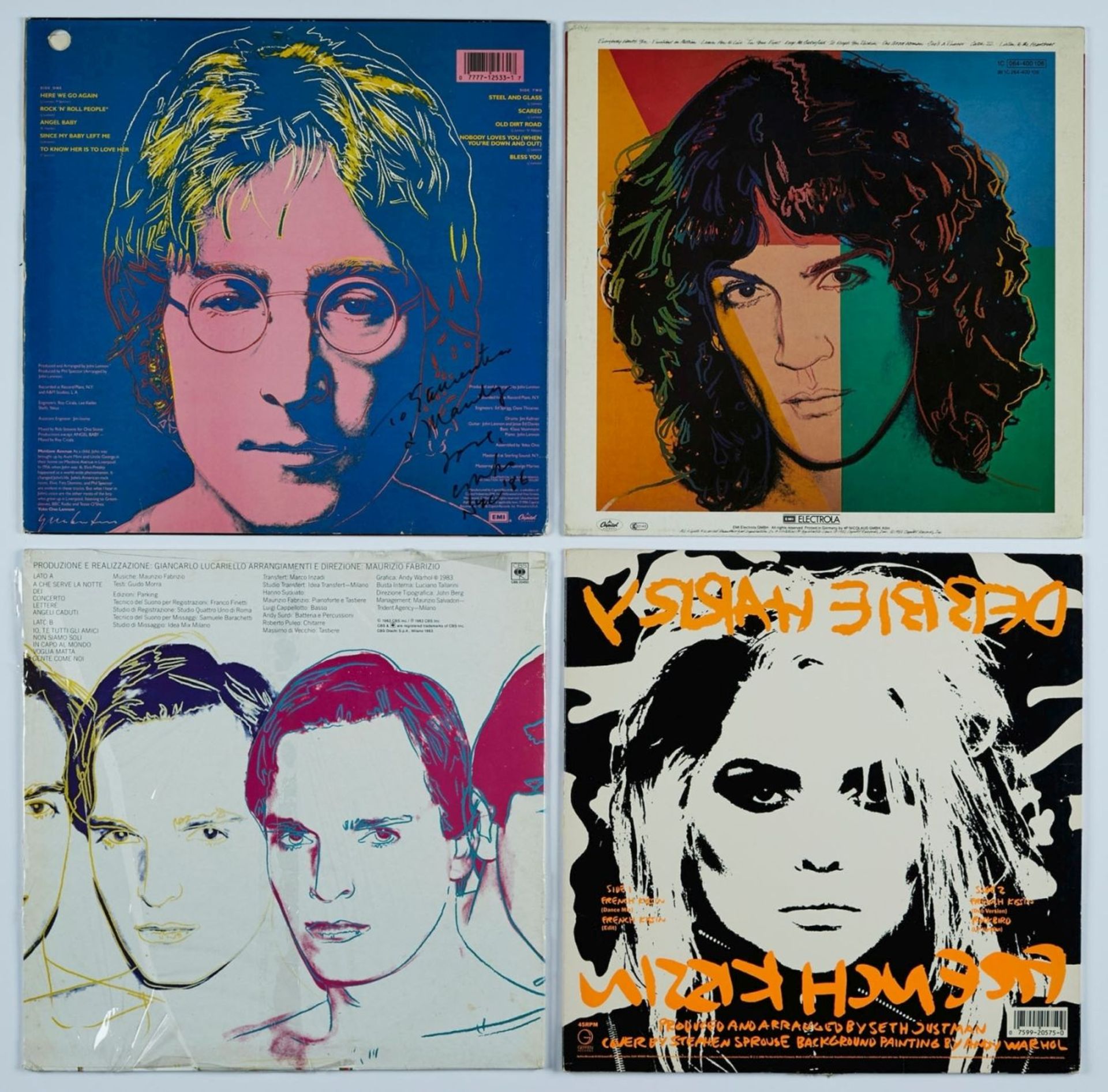 4 LPs Coverdesign von Andy Warhol - Bild 2 aus 2