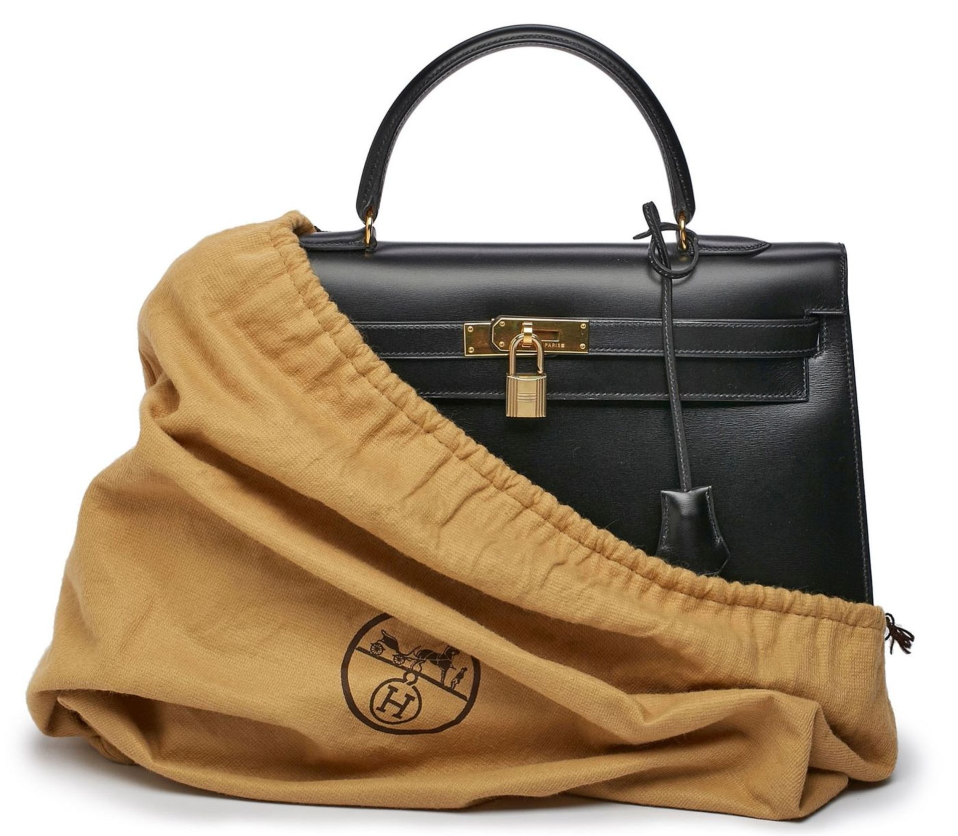 Handtasche "Kelly Bag", Hermès 1992. - Bild 5 aus 7
