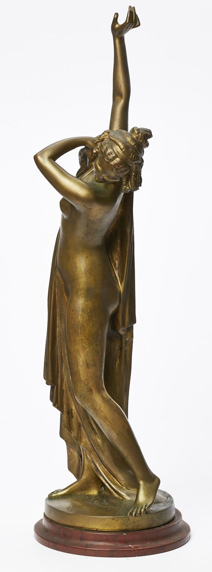 Bronze Ernst Seger: "Nach dem Bade", um 1900. - Image 3 of 3